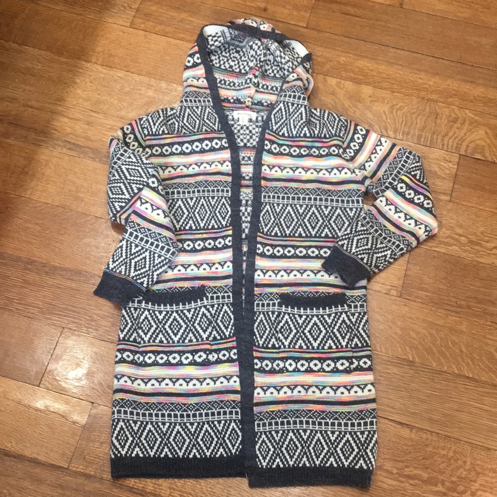 Monteau Hooded Cardigan size Medium